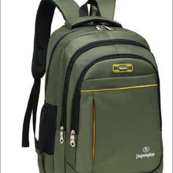 17”laptop green backpack - Picture 2 of 2